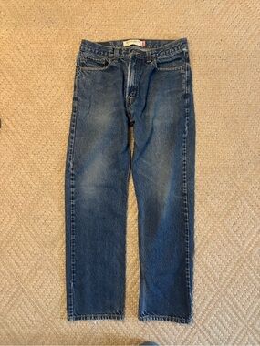 Levi's Straight-Leg Denim Jeans in Deep Blue Wash